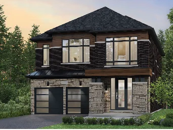 Detached home backing onto protected woodlot at SouthCal Phase 2, South Caledon