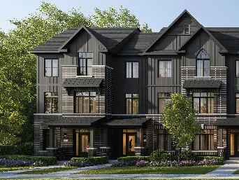 Freehold townhome elevation available in SouthCal Phase 2, Caledon